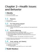 Chapter 2 and 3 Notes