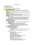 Sociology of the Family Study Guide #2