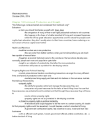 Macroeconomics Week 6 Notes