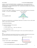 Stats 130L 6.1 and 6.2