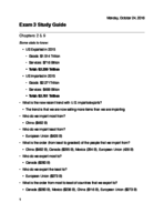 Exam 3 study guide