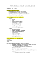 MKTG 353 Exam 3 Study Guide