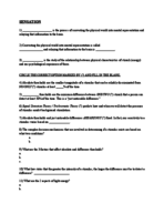 Psych 100 - Exam 2 Study Guide
