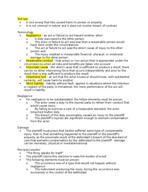 Tort Law