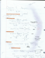 Organic Chemistry 127 Chapter 9 notes