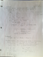 Chem 112, Gen Chem2, Weekly Notes