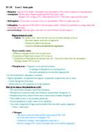 BY 130 Exam 2 Study Guide