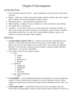 POLS 110: Chapter 9 - Development