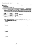 STAT301 Quiz 2 Study Guide
