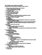 Bio 97 Lecture 19 10/26/2016