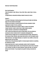 Astronomy Test 2 Study Guide