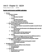 Gen Bio Unit 4 - Chapter 11 Notes
