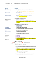 Intro to Metabolism