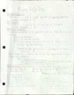 Math 145 Week 1 Notes