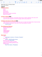 IUF 1000 Good Life 10/31/16 Study Guide
