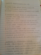 Respiratory notes