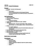 Lecture 16 - Team and Group Dynamics