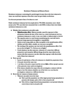 Memory & Eyewitness Testimony