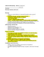 Anthropology Notes Week 8