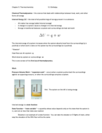 Chemistry Enthalpy