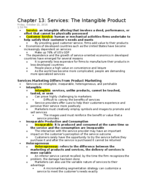 Marketing: Chapter 13 Notes