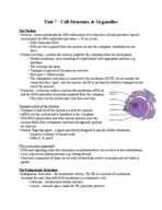 BIOL 20A Tamkun (Week 5 Cell Structure & Organelles)