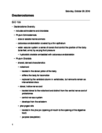 BIO 199 Week 9 Notes