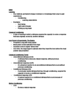 Psychology 205 Lecture Notes Ch 6- 10