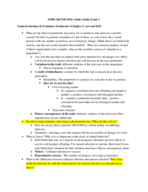 Exam 1 Study Guide