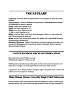 Bio 160 Class Notes - Week 5