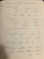 Arabic 101, Week 9