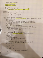 Math 129 Week 10 Notes