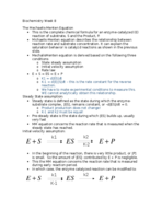 Biochem Notes Week 8