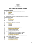 HSA Exam #3