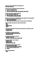 Phlebotomy Review for Final