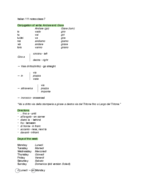 Italian notes week 10 