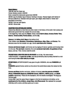 Foundation of Humanities, Greek Mythology Chapter 5 summary