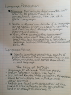Linguistics 210 - Power of Words