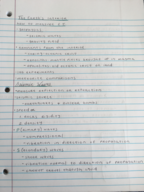 Marine Geology Week 11 Class Notes
