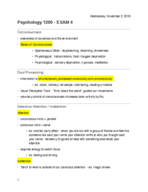 Intro to Psychology Exam 4