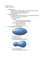Chem 105a Week 11 Notes