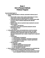Psyc200 Exam 2 Study Guide