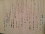 Chemistry Exam 3 Study Notes
