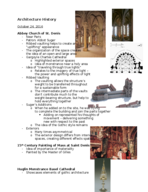 Arch History Week 10 
