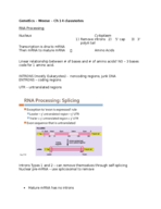 Genetics - Weese - Ch. 14 notes