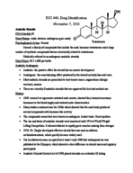 Anabolic Steroids and Ketamine