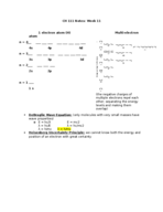 CH 111, Week 11 Notes