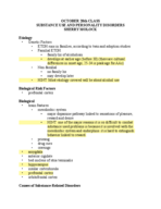 Abnormal Psychology (PSYC2011) Oct 20 Class Notes