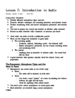 JRL 225, Lesson 7 notes