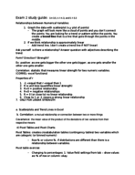 Exam 2 Study guide and notes